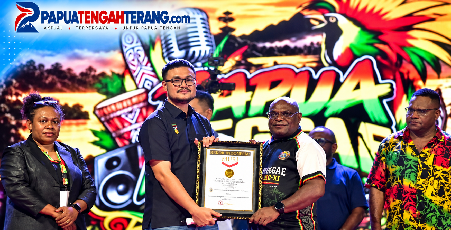 Pecahkan Rekor MURI! Papua Reggae Festival XI Gaungkan 100 Lagu dan Pesan Perdamaian
