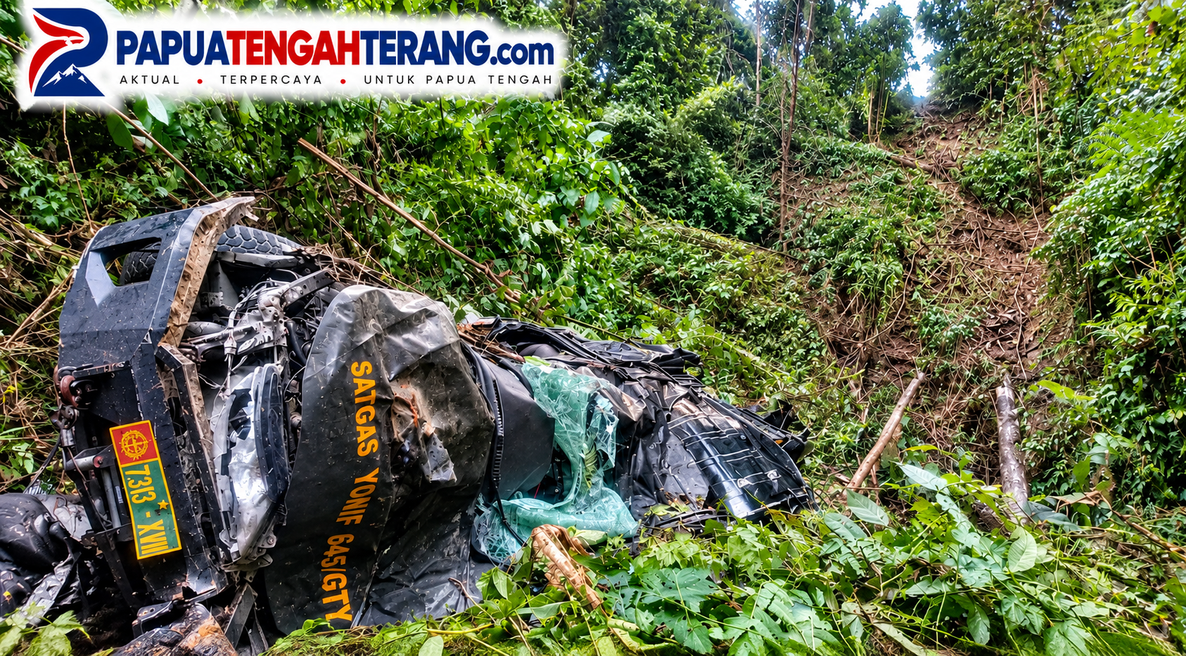 Duka dari Yalimo! Empat Prajurit TNI Tewas, Begini Kronologi Kecelakaan di Jalan Trans Papua